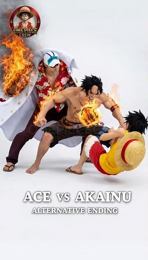 Ace Vs Akainu Battle | 3D | One Piece |