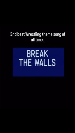 Zane Thind | Chris Jericho's WWE theme Break the Walls Down is the 2nd best all-time wrestling theme. Nothing gets better than this banger of a theme.... | Instagram