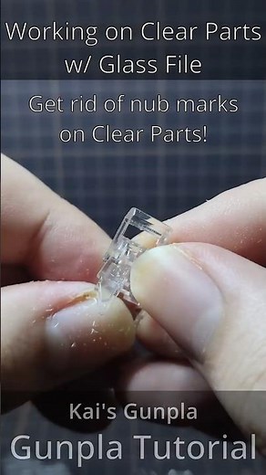 (Easy Gunpla Tutorial) Perfect Clear Parts for Beginners! #tutorial #gunpla #hobby #modelkit #gundam