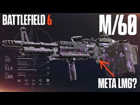 IS THIS THE BEST LMG ON BF6? 🤔 - M60 META BUILD