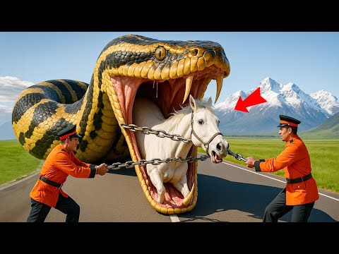 Heroic Rescue Team Battles Giant Mutant Python to Save Helpless Horse 🐴🐍🔥