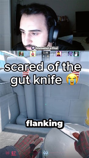 Gut knife aura is crazy 🙏 #cs2 #cs2videos #nacs2 #cs2skins #gutknife | Knife Skills