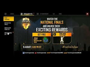 FREE FIRE CITY OPEN REDEEM CODE | FFCO REDEEM CODE | FREE FIRE TODAY REDEEM CODE | FF REDEEM CODE |