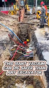 This Giant Vacuum Can Dig Safer Than Any Excavator⚡️💡 Like❣️ comments📋 Share📤 . #highvoltage #highvoltages #diyelectrical #electrical #electrician #electricians #electricalwork #electricalworks #electricalstudent #electricalstudents #electricalengineering #electricalengineer #electricaltips #Electricalwiring | WA Electronics 2.0