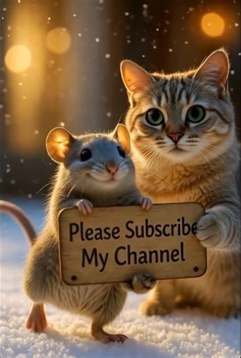 Kind Cat Saves Freezing Mouse ❄️❤️ | A Heartwarming Winter Story