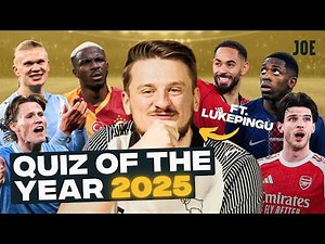 FOOTBALLJOE QUIZ OF THE YEAR 2025 vs ⁨@LukePingu⁩