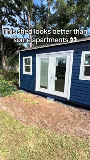 This Backyard Shed Looks Like a Studio 👀