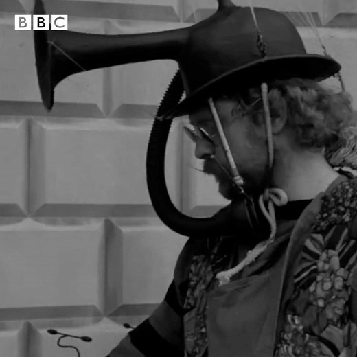 #OnThisDay 1972: Wilf Lunn protested against artificial foods, in time-honoured fashion - by riding his homemade protest bike to Woburn Abbey, to feed a fake parrot to a lion cub. | BBC Archive