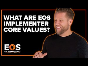 EOS Implementers: What Are Our Core Values?