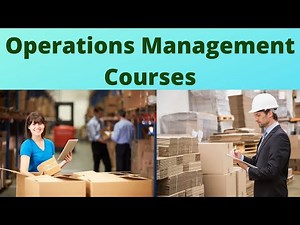Operations Management Course | Operations Management Training