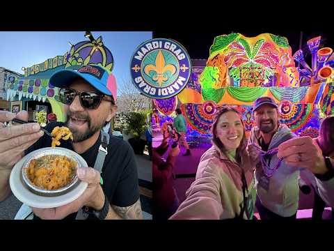 Universal Studios Mardi Gras 2026! The Most Fun You'll Have At A Theme Park! Food, Fun & Floats!