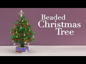 How to make a beaded Christmas Tree - Live Jewelry Tutorial - PART 1