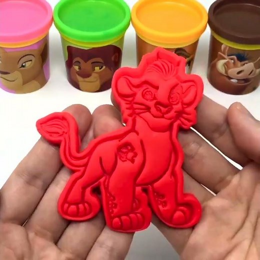 Kion from The Lion Guard: Making with Play-Doh Surprise Toys #shorts