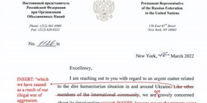 Canada mocks Russia by suggesting edits to letter sent to the United Nations