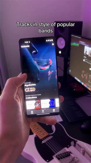 Guitarists music app called Backtrackit #guitarists #guitarplayer #guitarsolo