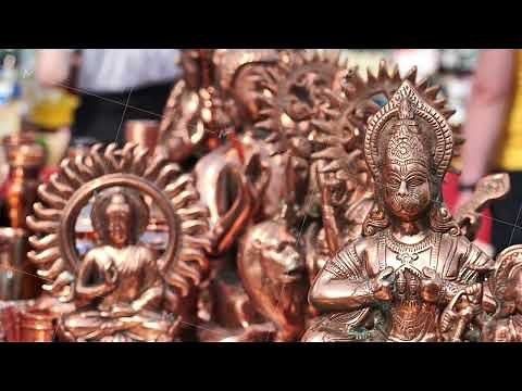Copper Statues of Hindu Deities Depicting Indian Culture