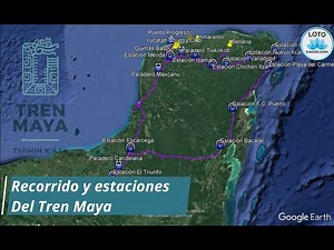 ¿por donde pasará el Tren Maya?