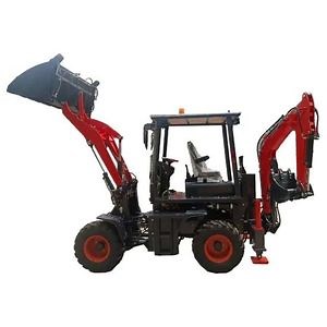 [Hot Item] All-Terrain Mini Tractor Backhoe - 20L Towable Digger/Loader Combo for Small Farms & Construction