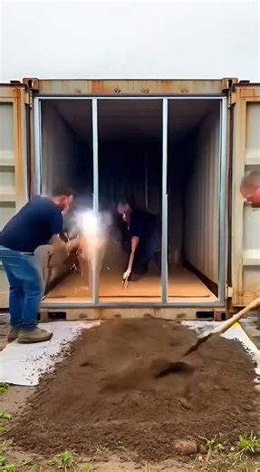 48 Hour Transformation: Rusted Container to Guest Studio #viral #tranding