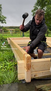 How we build a Log cabin #logcabin #gardenroom #satisfying #tinyhouses #lincolnlogs #reelsvideo #reelsfb #reelsinstagram #reelsviralfb | All Things Garden Buildings