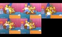Mix of 6 videos from youtube : All The Simpsons Season 1 Openings and Couch Gags Played at Once