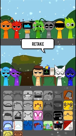 Sprunki Retake all characters🔥 Part 30#sprunki#incrediboxsprunki #sprunkiincredibox#gaming