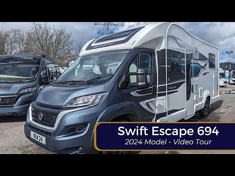 Brand New Swift Escape 694 • 2024 Model Motorhome UK • Video Tour 4K