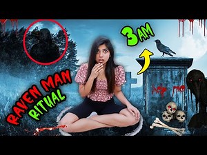 THE RAVEN MAN Challenge at 3:33AM |* Do not try this at home*😱😨