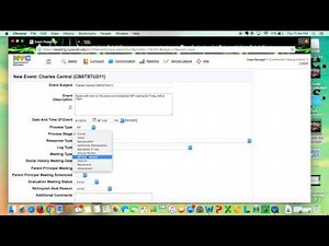 SESIS Adding Events to Record Parent Contact