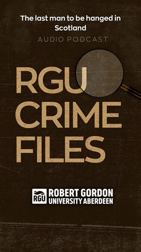 All RGU Crime Files episodes are now streaming wherever you get your podcasts. We’ve been busy exploring historic crimes in Aberdeen and how they have impacted modern criminological and law practice today.🎙️ In this episode, we’re talking about the ‘Last Man Hanged in Scotland’ and it might not have taken place as long ago as you may think… How was a death sentence decided and what role did public opinion play in the decision? And in modern criminology, how do we now consider the social and psy