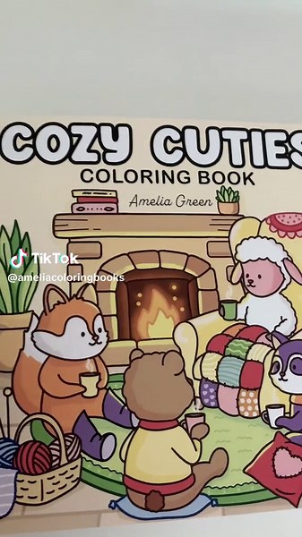 Cozy Cuties Coloring Book: Cute Animals to Color | TikTok