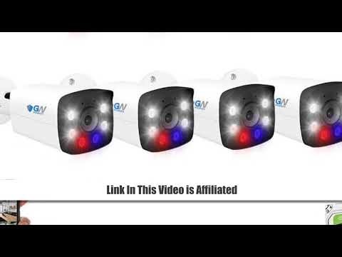 🌈 Full-Color 24/7! GW Security 4K 8-Channel PoE System