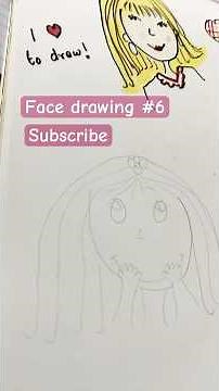 Simple cute face drawing #facedrawing #drawing #viraldrawing #art #cartoondrawing