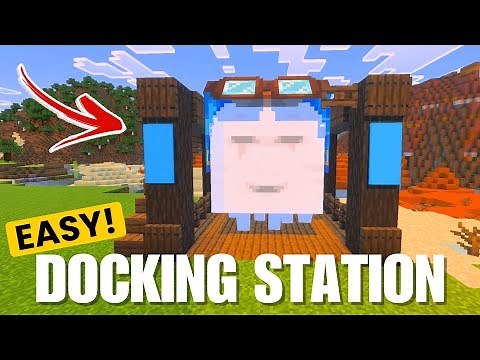 How To Build an EASY Happy Ghast Docking Station in Minecraft