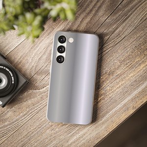 Silver Metallic Gradient Phone Case for iPhone & Samsung Galaxy | Shiny Ombre Protective Case - Etsy UK