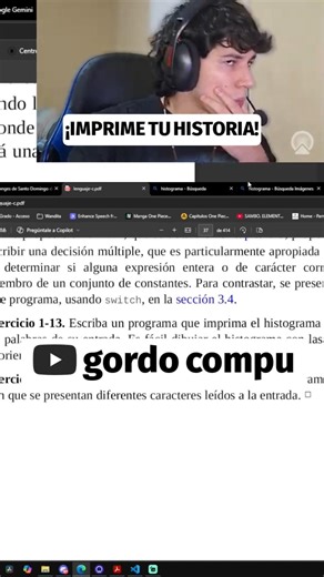 ¡Imprime el histograma de palabras en C! #shorts