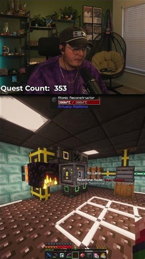 This Machine Just ATTACKED Me - AllTheMons #minecraft #shorts