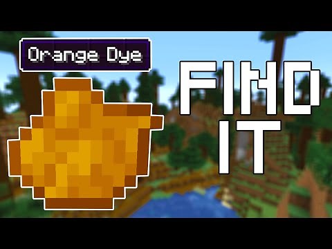 How to Find Orange Dye in Minecraft (All Versions)