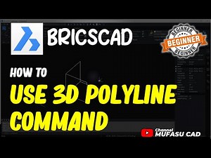 BricsCAD How To Use 3D Polyline Command