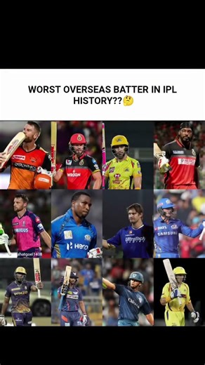 who was the worst ipl player ever from overseas #itsmeissie