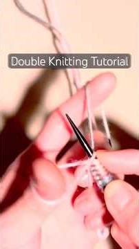 Double Knitting Tutorial | Cast On with Two Different Colors