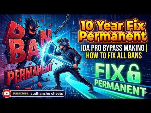 10 YEAR FIX PERMANENT || IDA PRO BYPASS MAKING | HOW TO FIX ALL BANS
