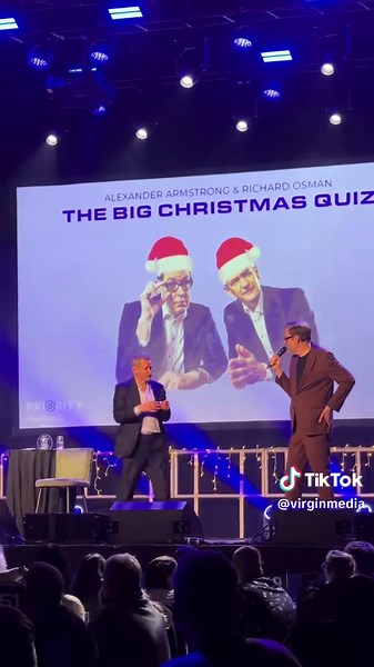 What a night! 🎄Richard Osman and Alexander Armstrong brought the festive magic to our Big Christmas Quiz and our guests soaked up every second. From merry sing alongs to hilarious quiz moments, our lucky Priority members had a night full of Christmas cheer. 🎉 Don't want to miss out on unforgettable nights like this? Download the Priority app now - link in bio. Only on Priority 💙 Virgin Media customers get access to Priority from O2.