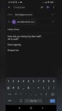 How to send email on Gmail app #shorts
