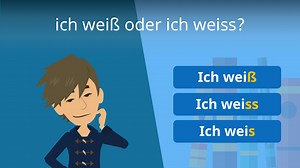 ich weiß oder ich weiss? • richtige Schreibweise
