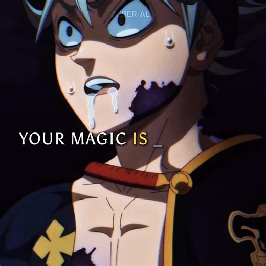 『MAGIC MEANS NOTHING 💀』| ZUBER-AL EDIT 🔥|ASTA EDIT #anime #blackclover #asta #animeshorts