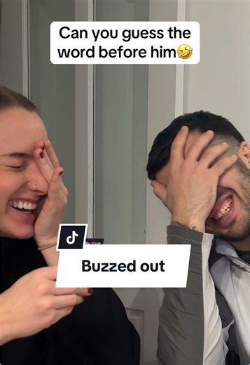 Buzzed out Game! Can you guess the word before him? 🤣 #guessinggame #buzzedout #gingerfoxgames @Ginger Fox Games Ltd #couplesgame