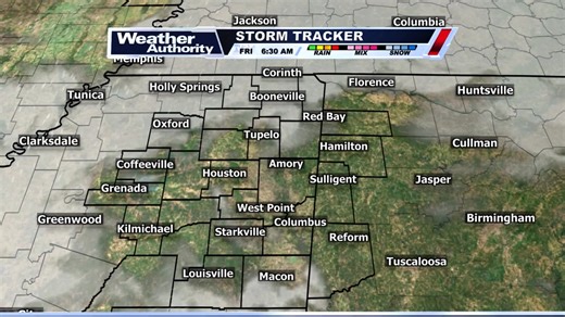 Colder weather moves back in starting today with highs in the mid to upper 30s. A snowflake or two is possible in isolated spots. Full discussion/blog: WTVA.com/weather/forecast | WTVA - The Weather Authority