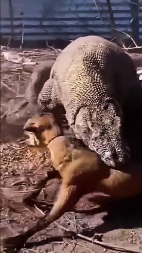 Komodo Dragon vs Goat 🦎🐐 | Brutal Hunt for Survival in Indonesia