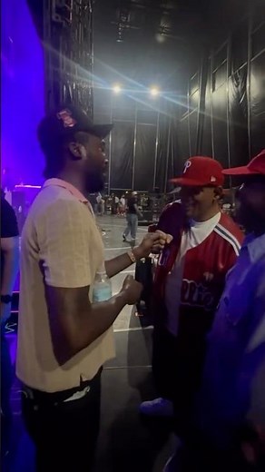 #MeekMill and #WillSmith backstage in #Philly at the #July4th concert